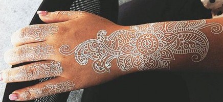 Witte henna voor op je trouwdag!